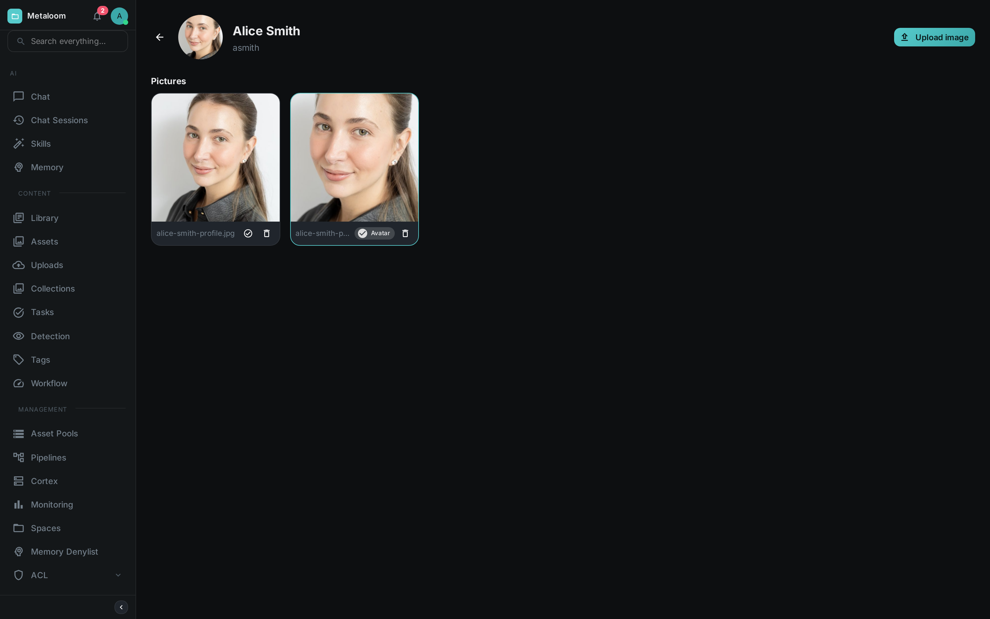 A person’s page