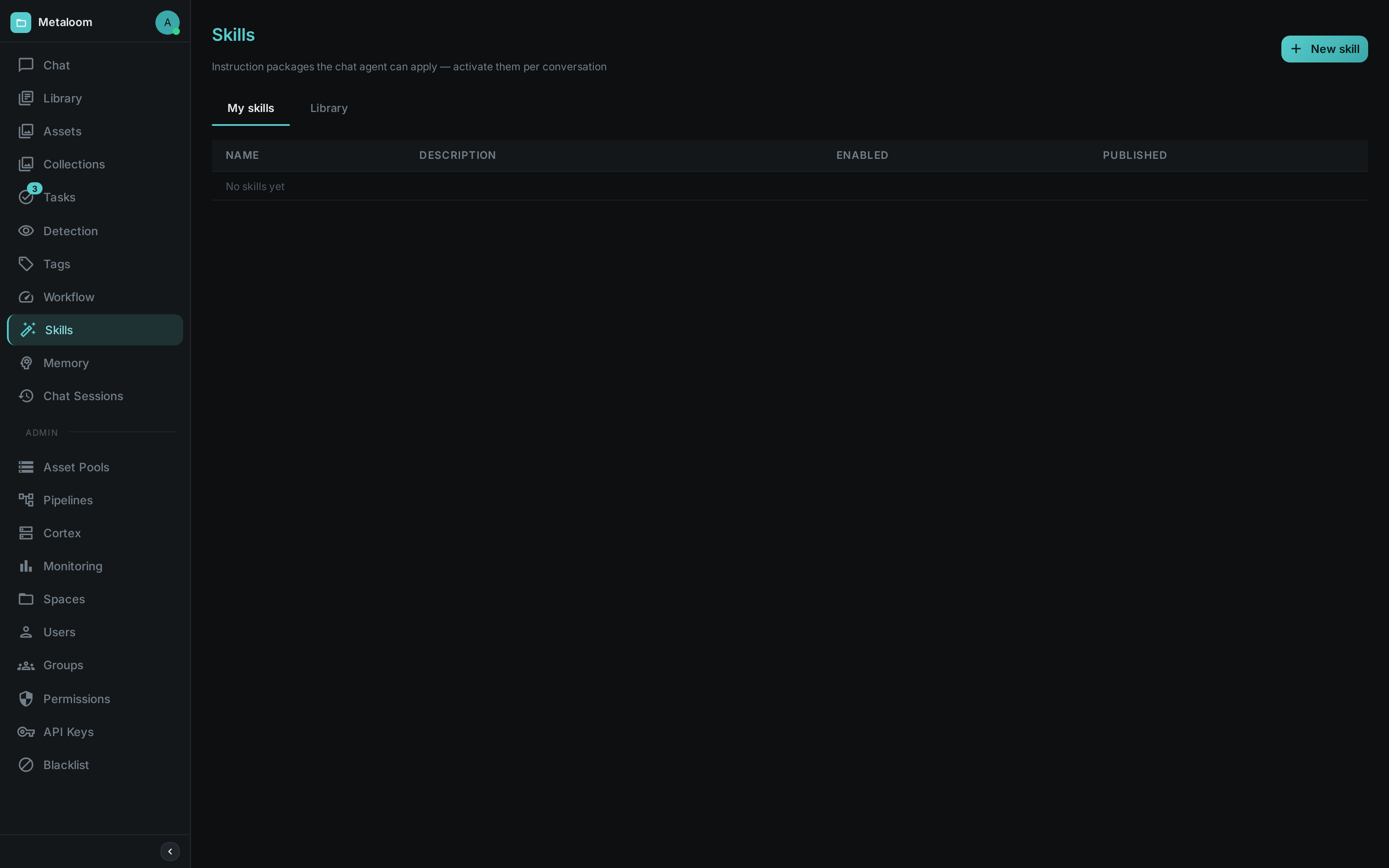 Skill management overview